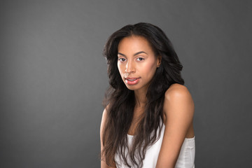 African American Beauty Skin Model
