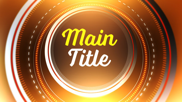 Concentric Dashed Circles Title