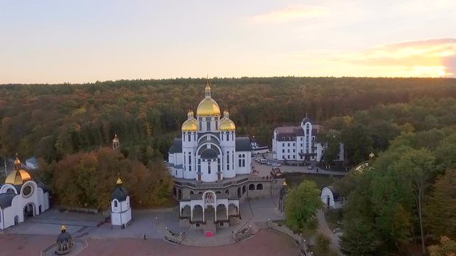 Zarvanytsia spiritual center of the Greek Catholic Church in Ternopil region, Ukraine.