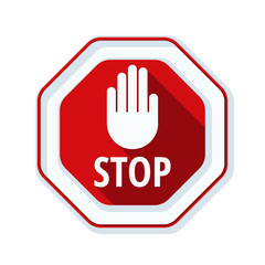 Stop sign illustration