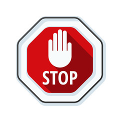 Stop sign illustration