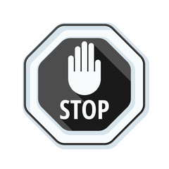Stop sign illustration