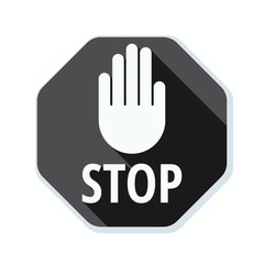 Stop sign illustration