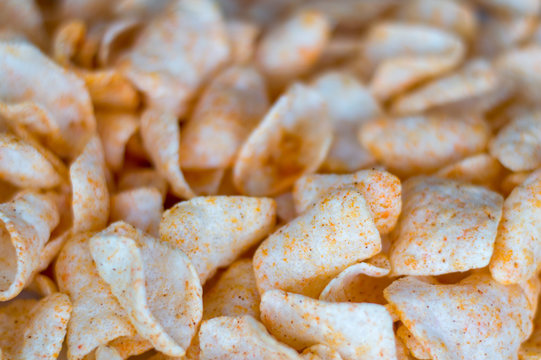 Chips paprika knows in Poland as prazynki.