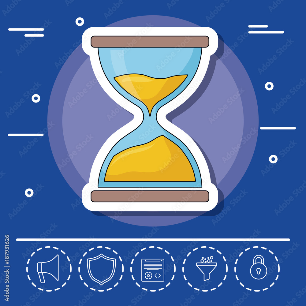 Poster seo and web optimization concept