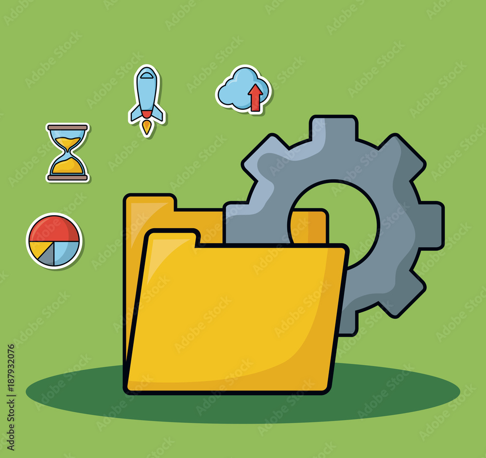 Poster seo and web optimization concept