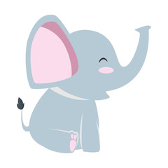 cute little elephant icon