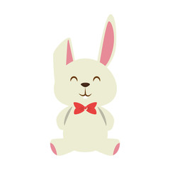 Obraz na płótnie Canvas cute little rabbit icon