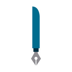 Fountain pen isolated icon vector illustration graphic design