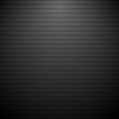 Obraz premium Black vector background with horizontal stripes. Dark texture with lighting.