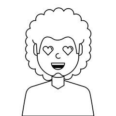 lovely young man avatar character vector illustration design
