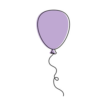balloon air celebration icon
