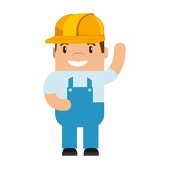 funny builder avatar character