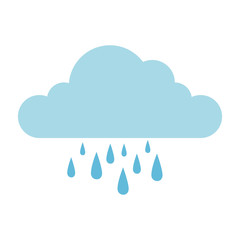 weather cloud rainy icon