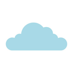 weather cloud isolated icon