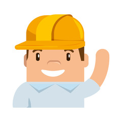 funny builder avatar character