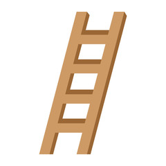 construction stair isolated icon