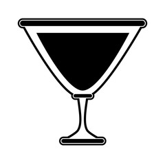 Lemon cocktail drink icon vector illustration graphic design