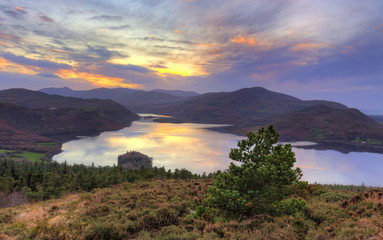Ireland - Lake sunset