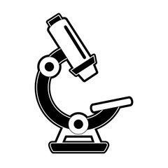 Microscope science tool icon vector illustration graphic design