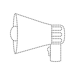 Bullhorn advertising symbol icon vector illustration graphic design