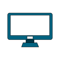 Computer screen technology icon vector illustration graphic design