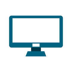 Computer screen technology icon vector illustration graphic design