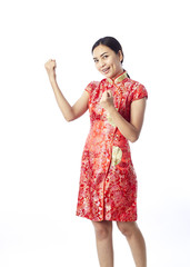 Chinese new year Asian girl