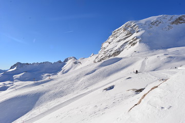 Fototapeta na wymiar Skigebiet Zugspitzplatt 