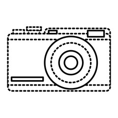 photo camera device flash icon vector illustration