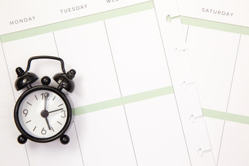 Simple Calendar with Blank Space to Write