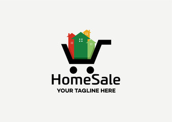 Home Sale Logo Template Design Vector, Emblem, Design Concept, Creative Symbol, Icon