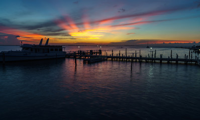 Sunset Over Isla Mujeres