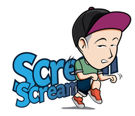 The character Man wearing hat