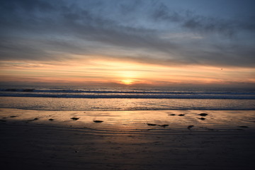 Fototapeta na wymiar ocean sunset