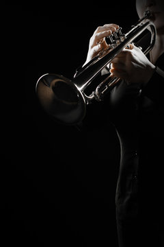Trumpet player jazz musician