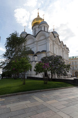 Fototapeta na wymiar Archangel Cathedral in Moscow Kremlin