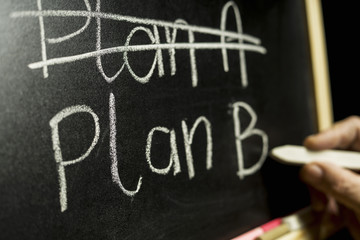 The concept of choosing between plan A and plan B