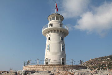 Lighthouse in Alanya (Turkey)