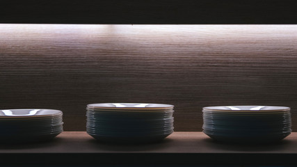 Ceramic product rolls in ceramic factory