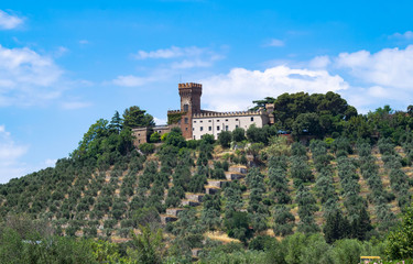 Fototapeta na wymiar Castello Venturino Terme