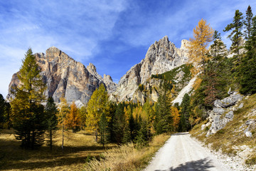 Tofana di Mez, droga do Rifugio Dibona