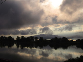 Early morning on the lake (A)
