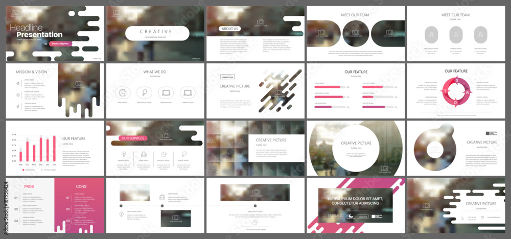 Aufkleber presentation templates elements on a white background. vector infographics. use in presentation, fly