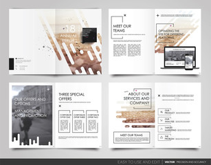Poster flyer pamphlet brochure, portfolio, design annual report, vector template, leaflet, magazine a4 size. Minimalistic design background