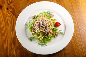 Mushroom salad