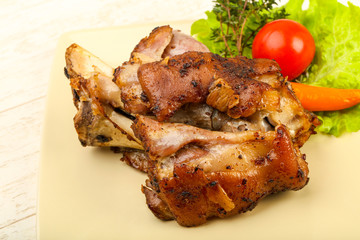 Roasted pork knee