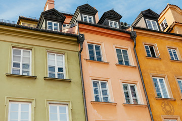Obraz premium Colorful houses, Detail