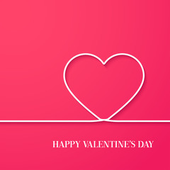 Happy Valentines Day card.