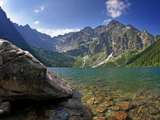 Morskie oko - - widok z okolicy schroniska © Ola i Eryk